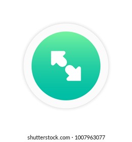 Maximize Vector Icon sign symbol vector illustration  icon.