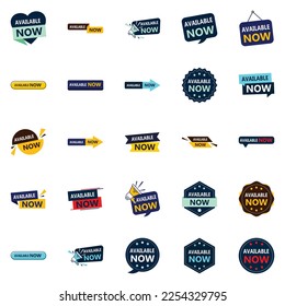 Maximize Your Potential with Available Now 25 Professional Vector Banners
