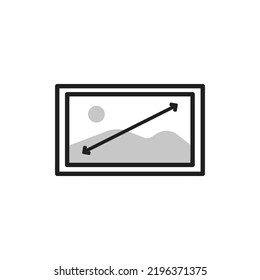 maximize,zoom and fullscreen icon logo illustration vector isolated.picture image icon.flat Vector Icon.simple black symbol on a white background.EPS10.