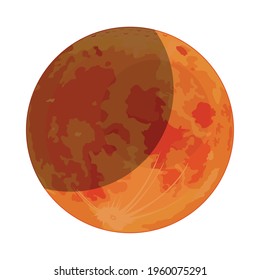 maximum eclipse phase on background