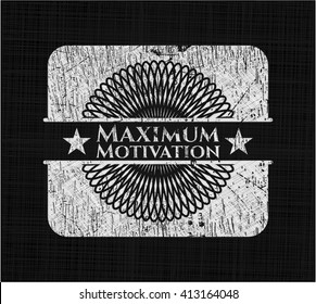 Maximum Motivation chalk emblem