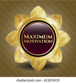 Maximum Motivation golden emblem