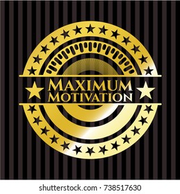 Maximum Motivation golden emblem