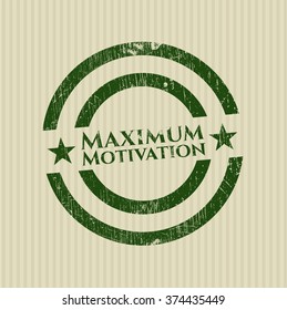 Maximaler Motivationsgummistempel