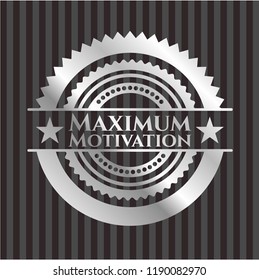 Maximum Motivation silvery shiny emblem