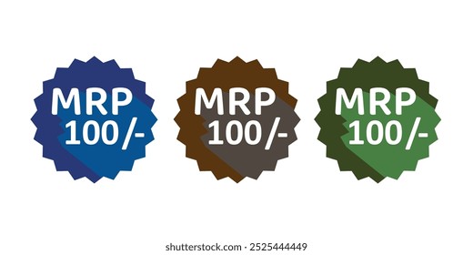 Diseño de etiqueta de Precio de Precio al por menor máximo