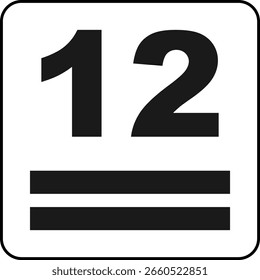 maximum sign vector 12 cardboard stacks