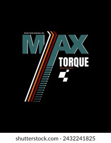 Maximum, speed, abstract typography modern design slogan. Vector illustration graphics for print t shirt, apparels, background, poster, banner, postcard and or social media content.