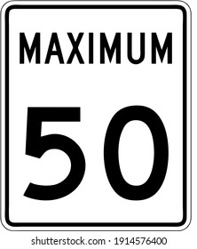 Maximum Speed Limit, Gallery Of Other Signs In Canada