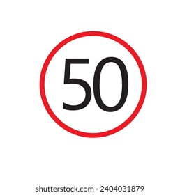 maximum speed limit, traffic sign