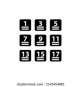 maximum stack icon vector design templates 