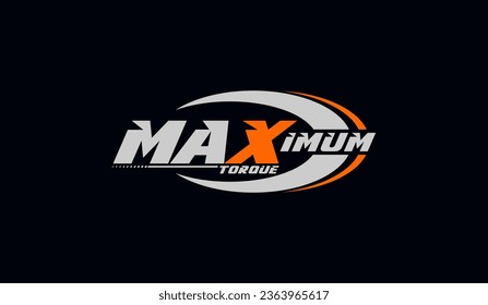 Maximum torque, abstract typography modern design slogan. Vector illustration graphics for print t shirt, apparels, background, poster, banner, postcard and or social media content.