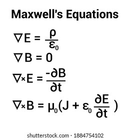 maxwell's equations, differential form, physics formulas