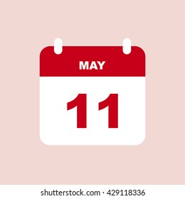 MAY 11 calendar Icon.
