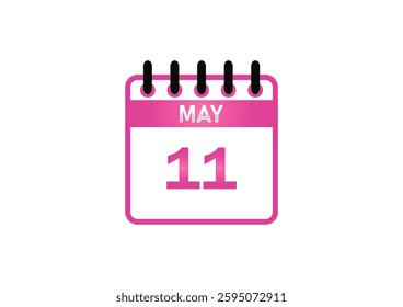 May 11 Calendar Icon – Important Date, Event Reminder, Planner