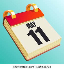 May 11 on Red Calendar