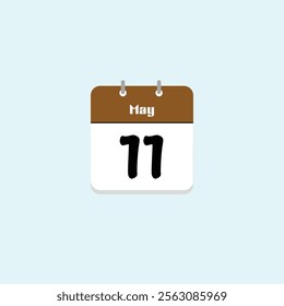 May 11th: Calendar Date Illustration