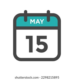 May 15 Calendar Day or Calender Date for Deadline or Appointment