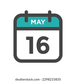 16 de mayo Día natural o Fecha de calendario para la fecha límite o cita