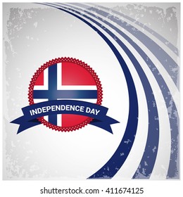 May 17 Norway Independence Day Patriotic Design National Colors of the Country. Happy Independence Day Vector Greeting Card.