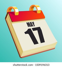 May 17 on Red Calendar