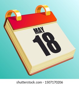 May 18 on Red Calendar