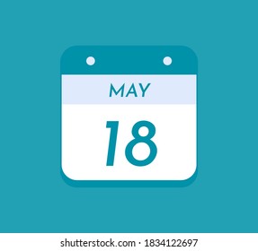 18 de mayo Calendario de un solo día, 18 de mayo