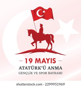 19 de mayo, conmemoración de Atatürk, Día de la Juventud y el Deporte. 19 mayıs atatürk'ü anma gençlik ve spor bayramı