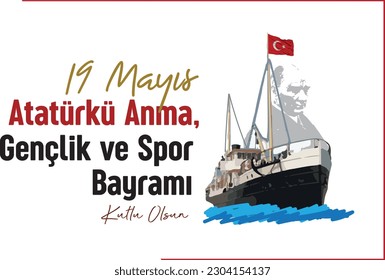 19. Mai, türkisches Gedenken an Atatürk, Jugend und Sport (türkische Übersetzung: 19 Mayıs Atatürk'ü Anma ve Gençlik ve Spor Bayramı)