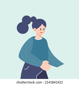 May 1st long holiday travel with natural scenery in the background, vector illustration