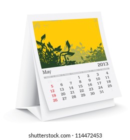 may 2013 desk calendar