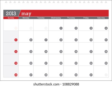 may 2013-planning calendar