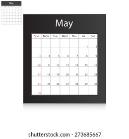 May 2015 - calendar