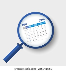 May 2016 American Calendar