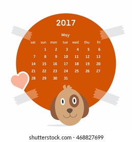 May 2017 Calendar