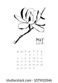 may 2018 calendar