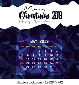 May 2019 Calendar Template
