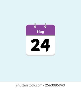 May 24th: Calendar Date Illustration