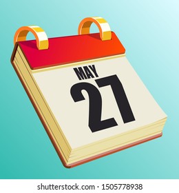 May 27 on Red Calendar