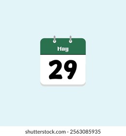 May 29th: Calendar Date Illustration