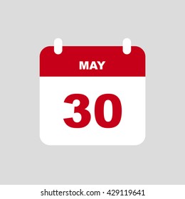 MAY 30 calendar Icon.