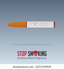 Cartel del 31 de mayo Día Mundial sin Tabaco. Afiche de concienciación sobre el Día del No Fumador. Campaña para dejar de fumar. Ilustración vectorial.