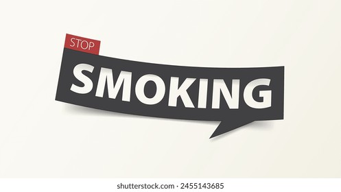 May 31st World No Tobacco Day concept design. No Smoking Day poster. Quit smoking for awareness banner. Stop smoking concept.  Vector Illustration.