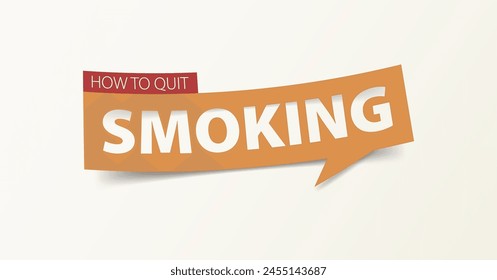 May 31st World No Tobacco Day concept design. No Smoking Day poster. Quit smoking for awareness banner. How to quit stop smoking concept.  Vector Illustration.