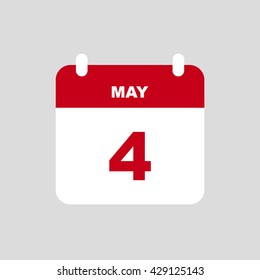 MAY 4 calendar Icon.
