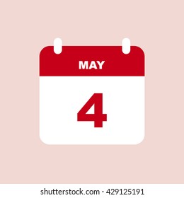 MAY 4 calendar Icon.