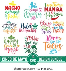 May 5, federal holiday in Mexico, Hand drawn lettering with maracas, Festive quote for banner, party, poster, print, invitation, Calligraphy graphic design typography element, Hand written vector sign