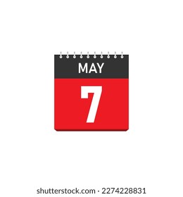 May 7 Concept Design. Vector Illustration.