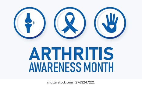 May is Arthritis Awareness Month design, an opportunity to inform even more people about this complex family of debilitating diseases.