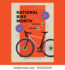 May Is Bike Flyer Poster